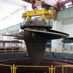 Рабочее колесо Чебоксарской ГЭС отправлено на реконструкцию