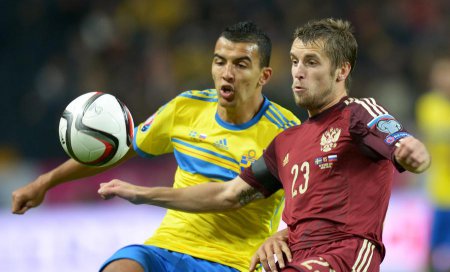 Сборные России и Швеции разошлись миром в отборочном матче чемпионата Европы 2016 года