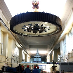 На Нижегородской ГЭС приступили к модернизации гидроагрегата №3