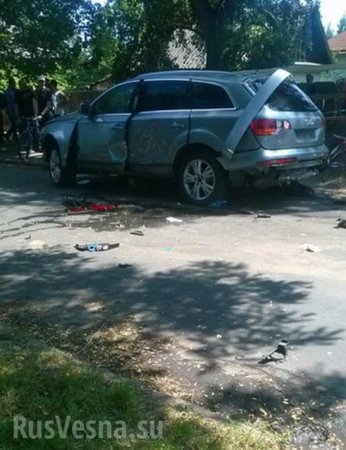 Теракт в Черкассах — взорван автомобиль