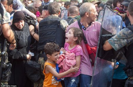 Фоторепортаж. Сирийские беженцы на Греко - Македонской границе