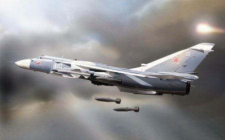 Авиаудар российской авиации засняли с земли и воздуха