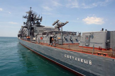 Российскому сторожевому кораблю пришлось применить оружие против турецкого судна.