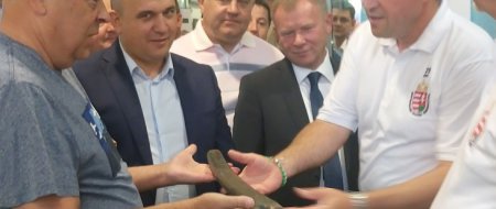 Москаль вручил генконсулу Венгрии саблю, отломанную от памятника Петефи