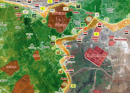 Сирийская армия атаковала артиллерийский колледж на юге Алеппо