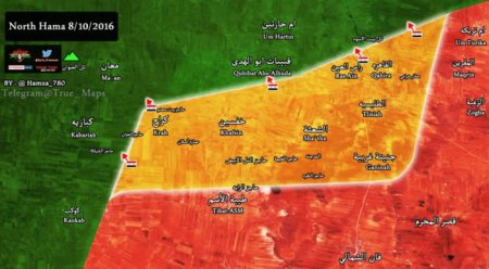 Сирийская армия отбила 9 селений в провинции Хама