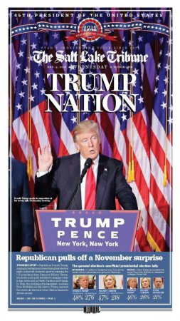 «Трампокалипсис»: обложки зарубежных изданий после объявления нового президента США