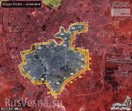 Алеппо: отчаянное контрнаступление банд закончилось кровавым провалом (КАРТА, ФОТО)