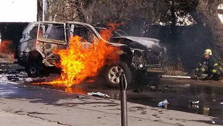 В Мариуполе при взрыве автомобиля погиб полковник СБУ - Военный Обозреватель