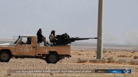 Сирийская армия ведет бои за месторождение Арак северо-восточнее Пальмиры - Военный Обозреватель