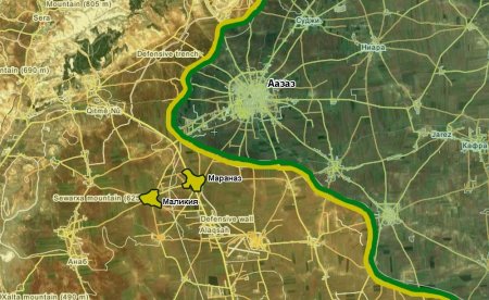 Турецкая армия пытается атаковать курдов в районе города Аазаз - Военный Обозреватель