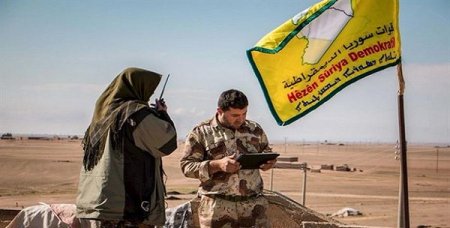 Курдские бойцы ведут бои на подступах к городу Ракка - Военный Обозреватель