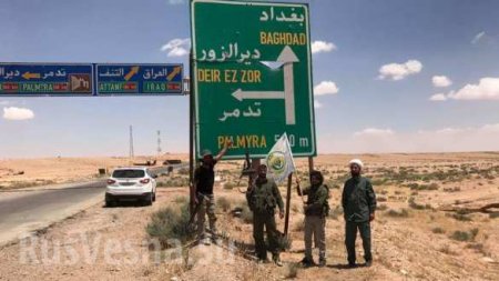 ВАЖНО: Под прикрытием истребителей ВКС РФ Армия Сирии прорывается к границе с Иорданией, вопреки удару ВВС США (ФОТО, КАРТА)