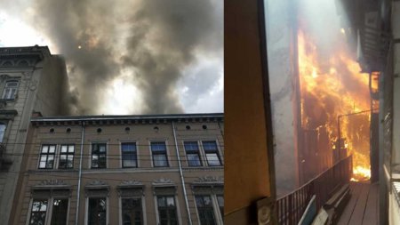 Все как в кино: гвардейцы США спасли людей из горящего дома во Львове (ФОТО, ВИДЕО)