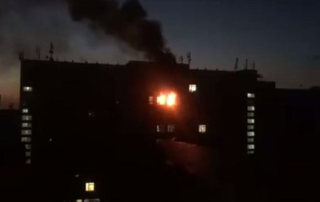 В Киеве горел Институт пищевых технологий