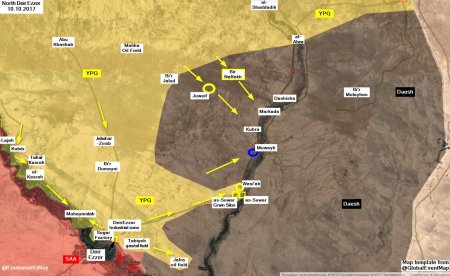 Курды отбили у ИГ большую территорию севернее Дейр-эз-Зора - Военный Обозреватель