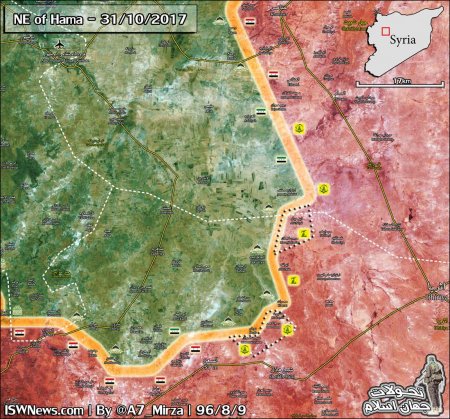 Сирийская армия освободила 6 селений в провинции Хама