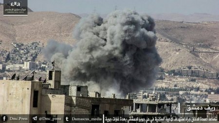 Сирийская армия остановила масштабную атаку исламистов в пригороде Дамаска