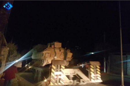 Большая колонна турецкой военной техники вошла в провинцию Идлеб