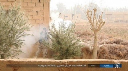 "Исламское государство" заявило об уничтожении сирийского самолета и боях на окраинах Абу-Камаля