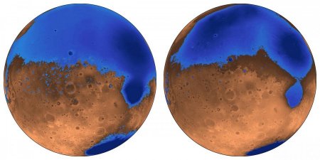 Марсианские океаны сформировались раньше чем считалось