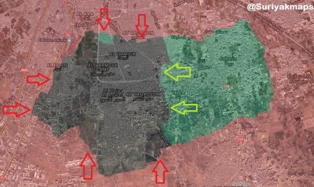 Сирийская армия начала штурм анклава ИГ на юге Дамаска
