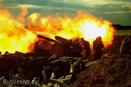 СРОЧНО: ВСУ расстреливают Горловку из тяжёлой артиллерии