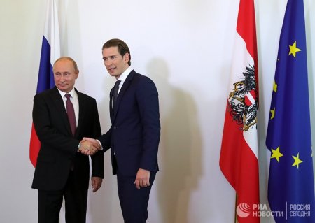 О чём говорил Путин с президентом и канцлером Австрии (ФОТО)