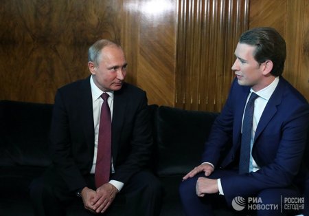 О чём говорил Путин с президентом и канцлером Австрии (ФОТО)