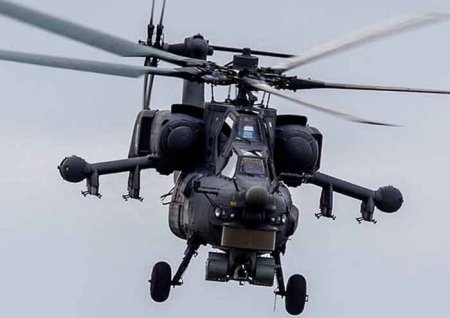 Экипажи вертолетов ЗВО в ходе учения в Ленинградской области отработали тактику ночных засад