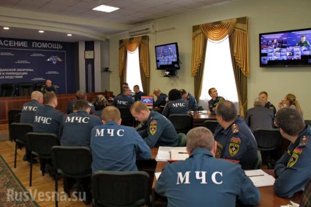 МЧС ДНР провело командно-штабные учения (ФОТО)