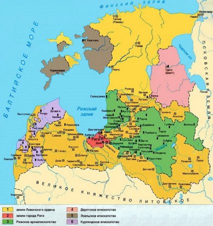 Антироссийские форпосты: Ливония, Литва, Речь Посполитая