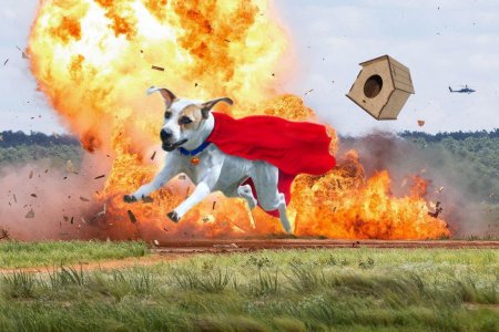 SuperDog: Собака загадочным образом перенесла падение метеорита