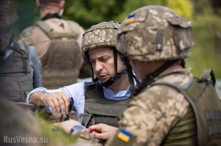 Зеленский посетил позиции ВСУ на Донбассе (ФОТО)