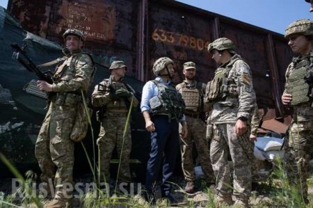 Зеленский посетил позиции ВСУ на Донбассе (ФОТО)