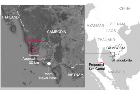 Камбоджа тайно предоставила Китаю право совместного пользования базой ВМС