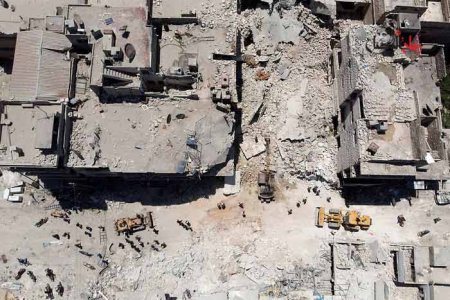 Исламисты заявили о гибели десятков мирных жителей при ударе авиации по Маарат ан-Нуману