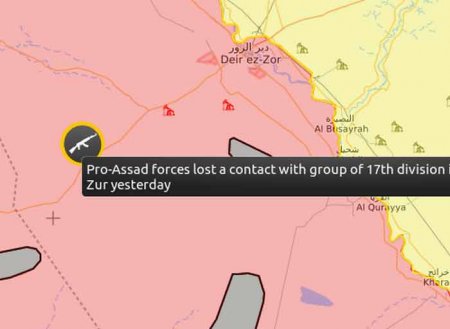 В провинции Дейр-эз-Зор "пропало" целое подразделение сирийской армии