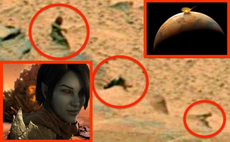 На Марсе была жизнь – Окаменевшую женщину обнаружили возле кратера Ломоносова