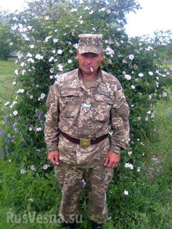 Под Донецком из крупнокалиберного пулемета уничтожен боевик бригады имени Рыцарей Зимнего похода (ФОТО)