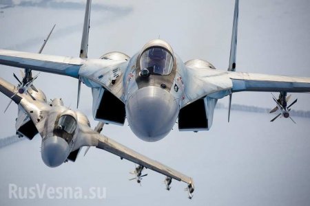 В США заявили об «опасном» перехвате своего самолёта российским Су-35