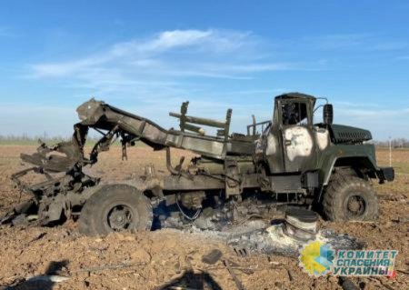В Херсонской области взорвался военный КрАЗ с боеприпасами