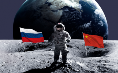 Чай вдвоём или костыли для поддержки: Россия и Китай построят базу на Луне