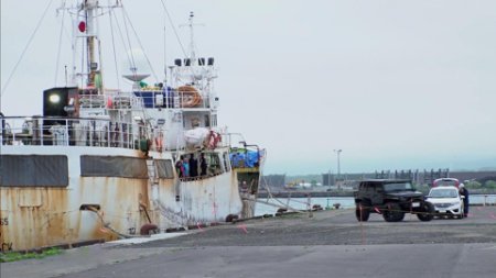 Российское судно "Амур" вышло из Японии в порт приписки