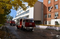На Хабаровской ТЭЦ-1 прошла тренировка с участием спасателей