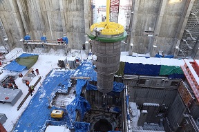 Корпус исследовательского реактора МБИР в Димитровграде установлен в проектное положение
