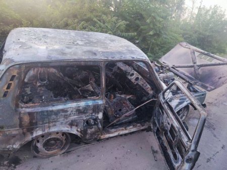 Украинские террористы подорвали авто в Михайловке Запорожской области