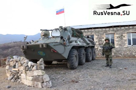 Российские миротворцы выходят из Нагорного Карабаха (ВИДЕО)