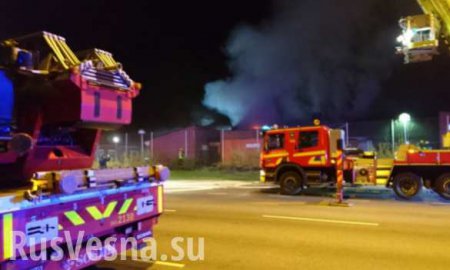 В Швеции сожгли арабскую школу (ФОТО, ВИДЕО)