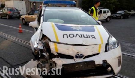 Тройное ДТП в Одессе по вине патрульной полиции — одессит госпитализирован (ФОТО)